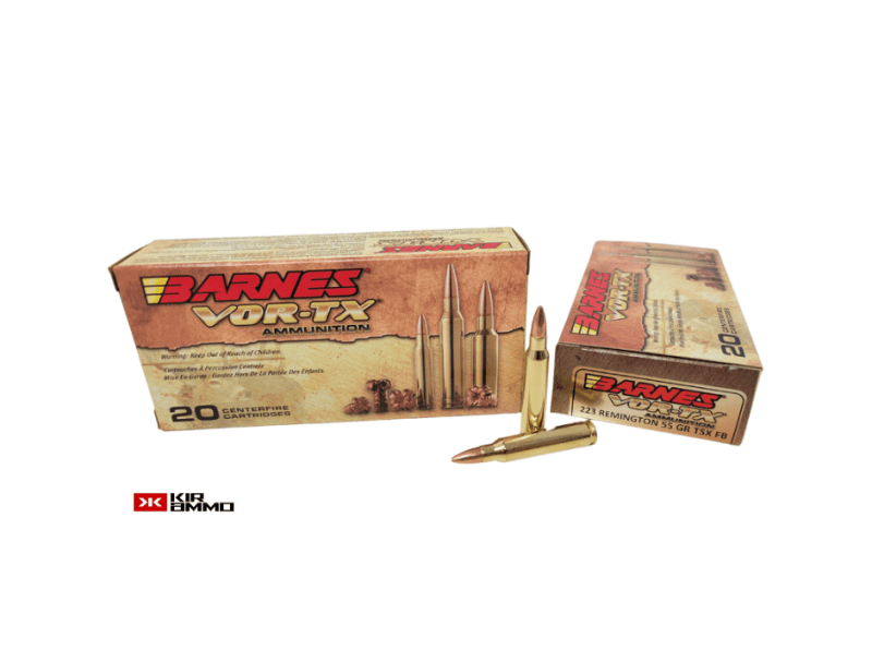 Barnes VOR TX .223 Rem SAME DAY SHIPPING 55 Grain Copper lead free