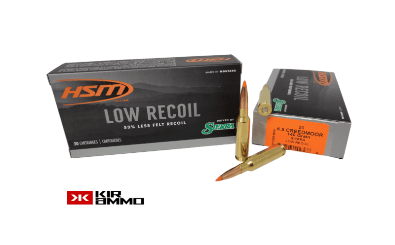 HSM 6.5 Creedmoor Low Recoil 140 Grain e1644267278315