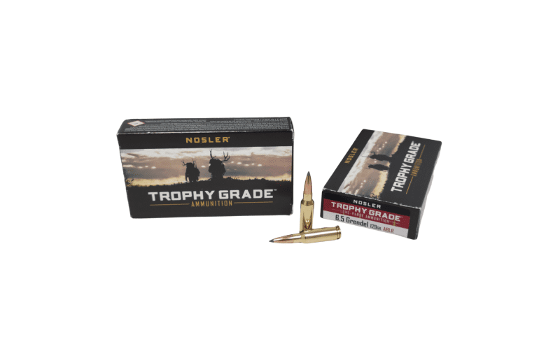 Nosler TROPHY Grade 6.5 Grendel SAME DAY SHIPPING 129 Grain AccuBond Long Range